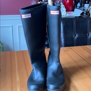 Hunter Rubber Boots Black
